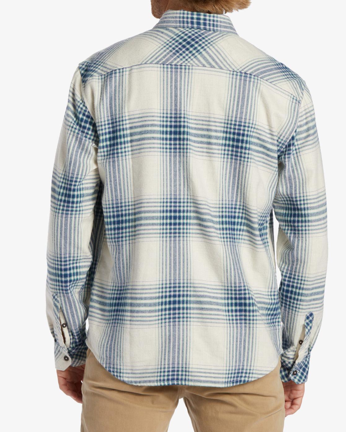 Coastline Flannel Long Sleeve Shirt - Stone Male Product Image