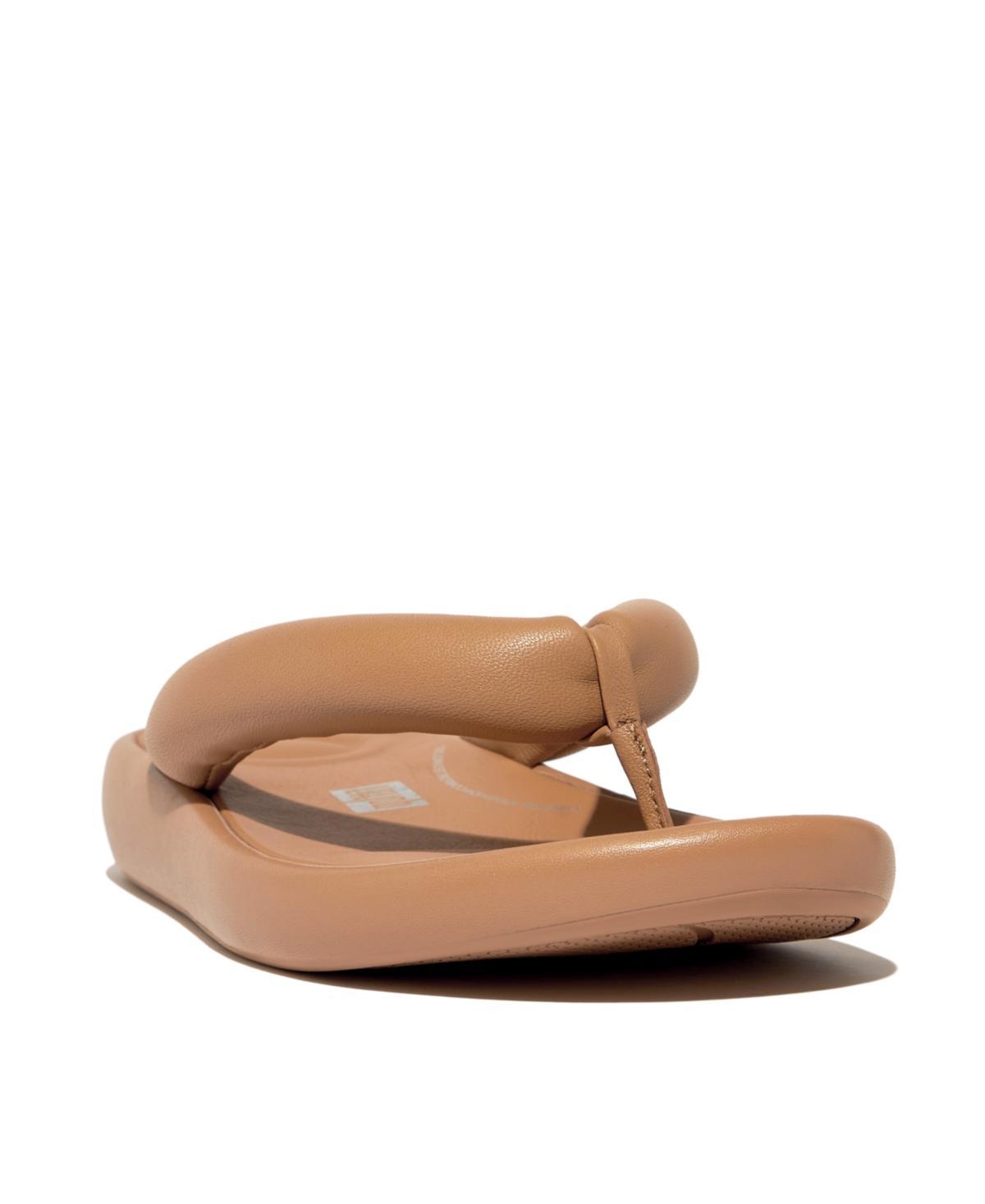 FitFlop Womens Iqushion D-Luxe Padded Leather Flip-Flops Product Image