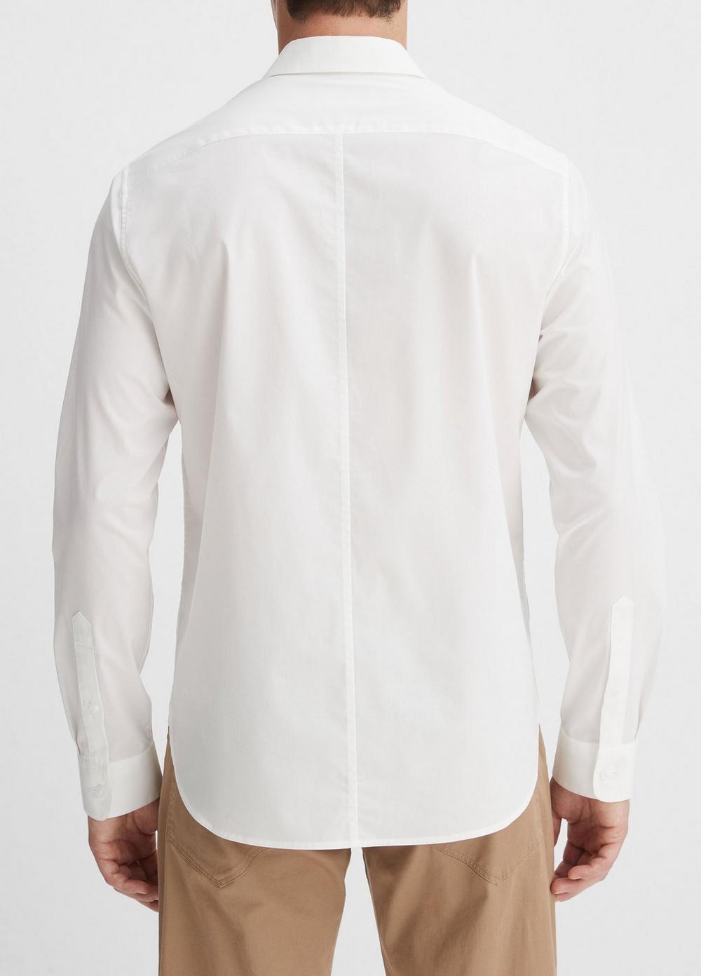 Cotton-Blend Long-Sleeve Shirt Product Image