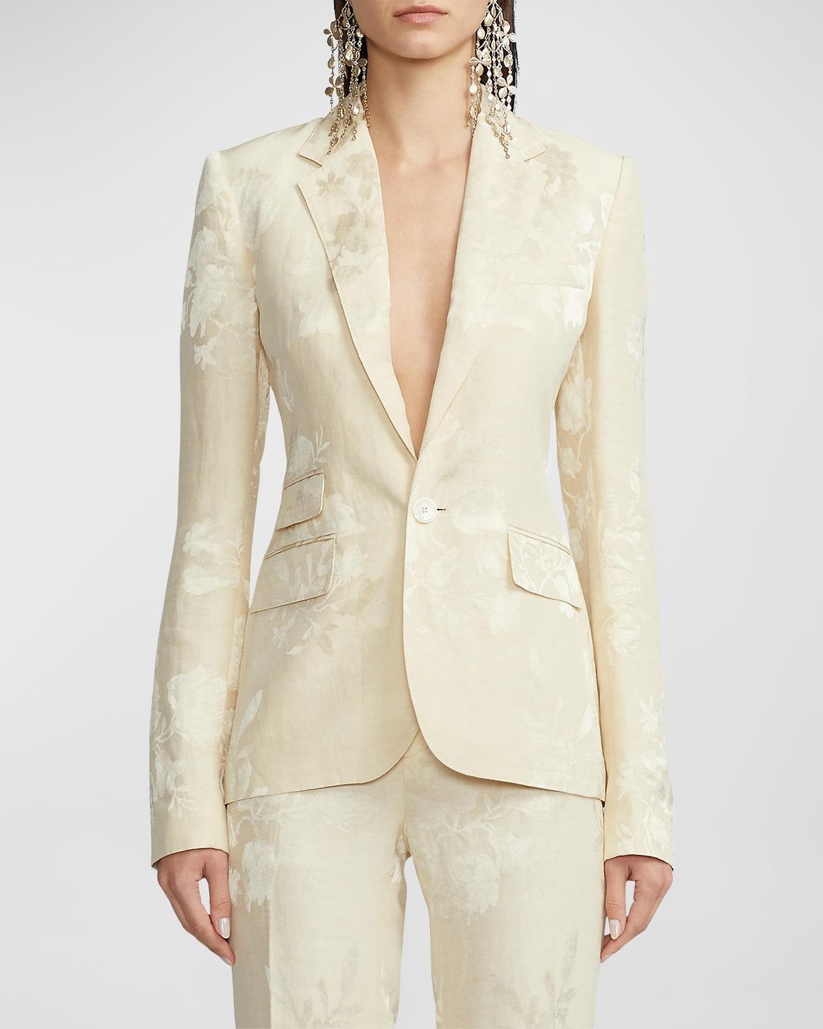 Womens Parker Floral Jacquard Blazer Product Image