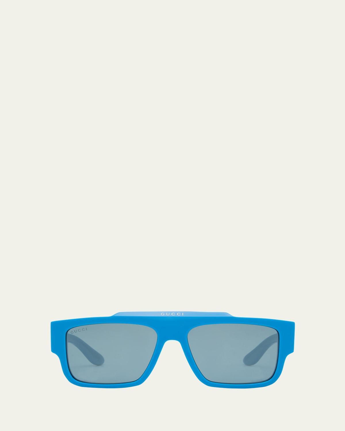 Mens GG1460Sm Acetate Rectangle Sunglasses Product Image