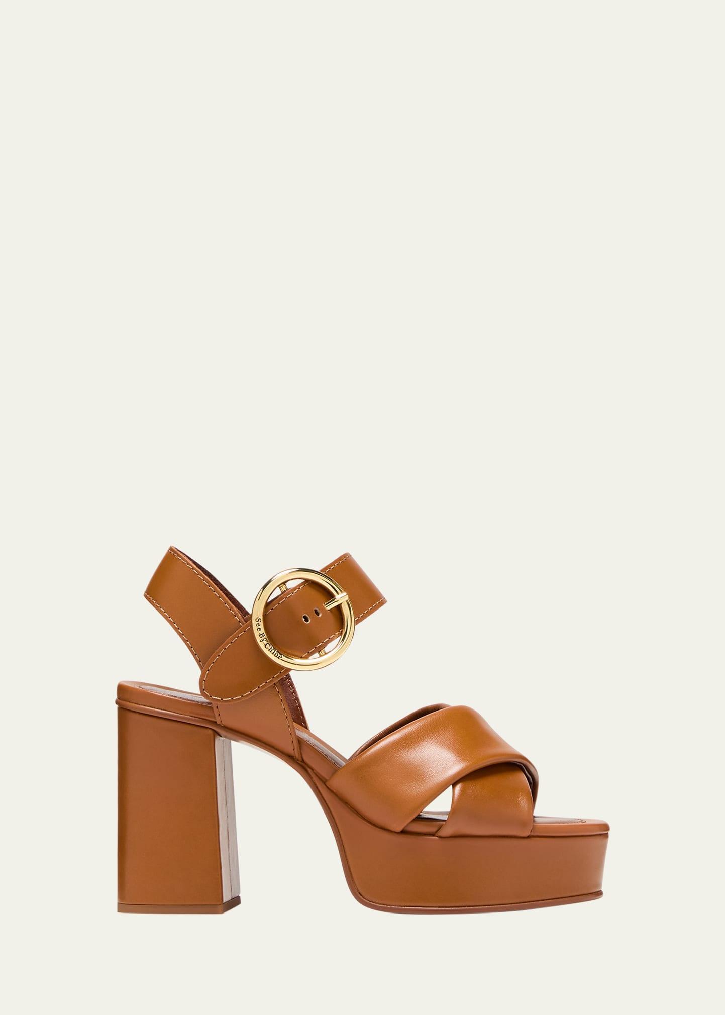 Lyna 70mm Crisscross Platform Sandals Product Image