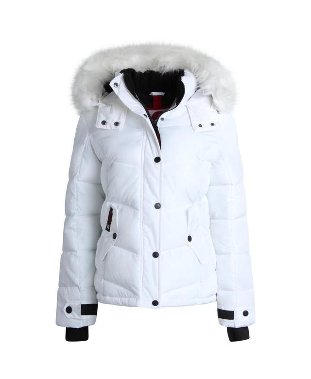 Canada Weather Gear Womens Faux Fur Trim Insulated Puffer Jacket Product Image