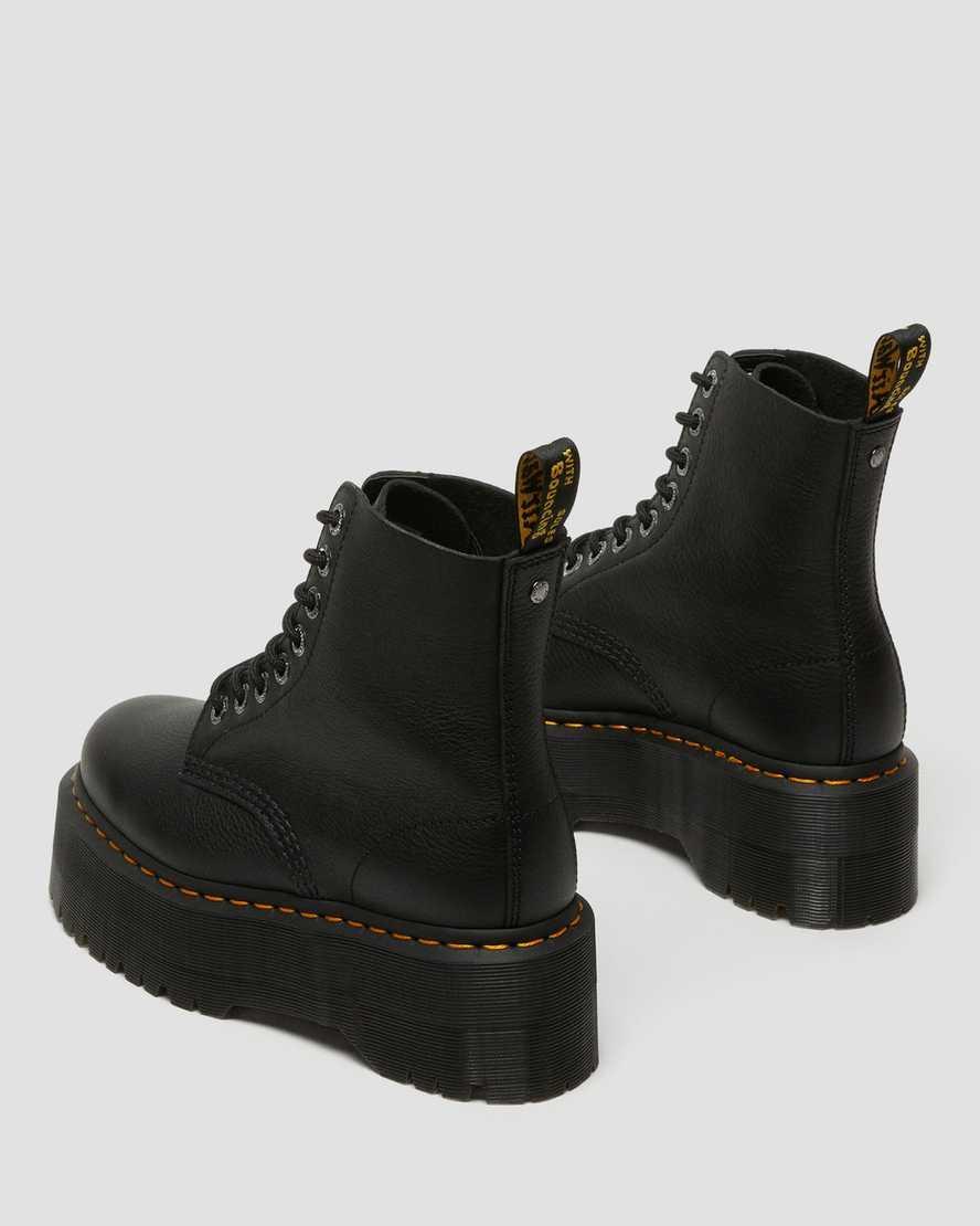 Dr. Martens, Womens 1460 Pascal Max Leather Platform Boots in Black Product Image