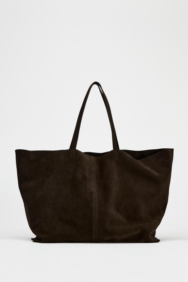 SUEDE MAXI TOTE Product Image