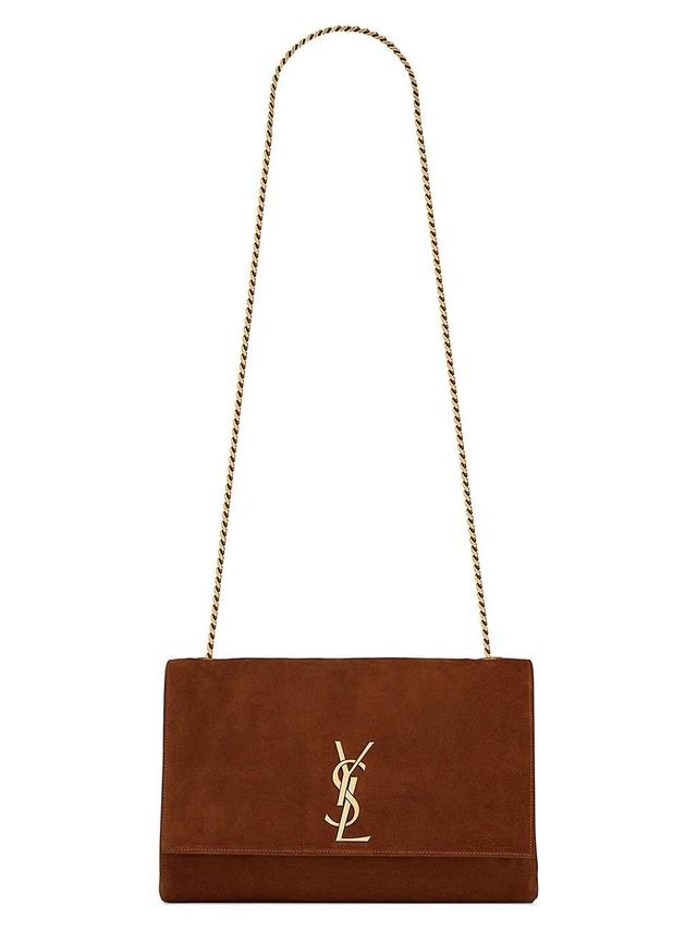 Womens Kate Medium Reversible Chain Bag in Suede and Leather Product Image