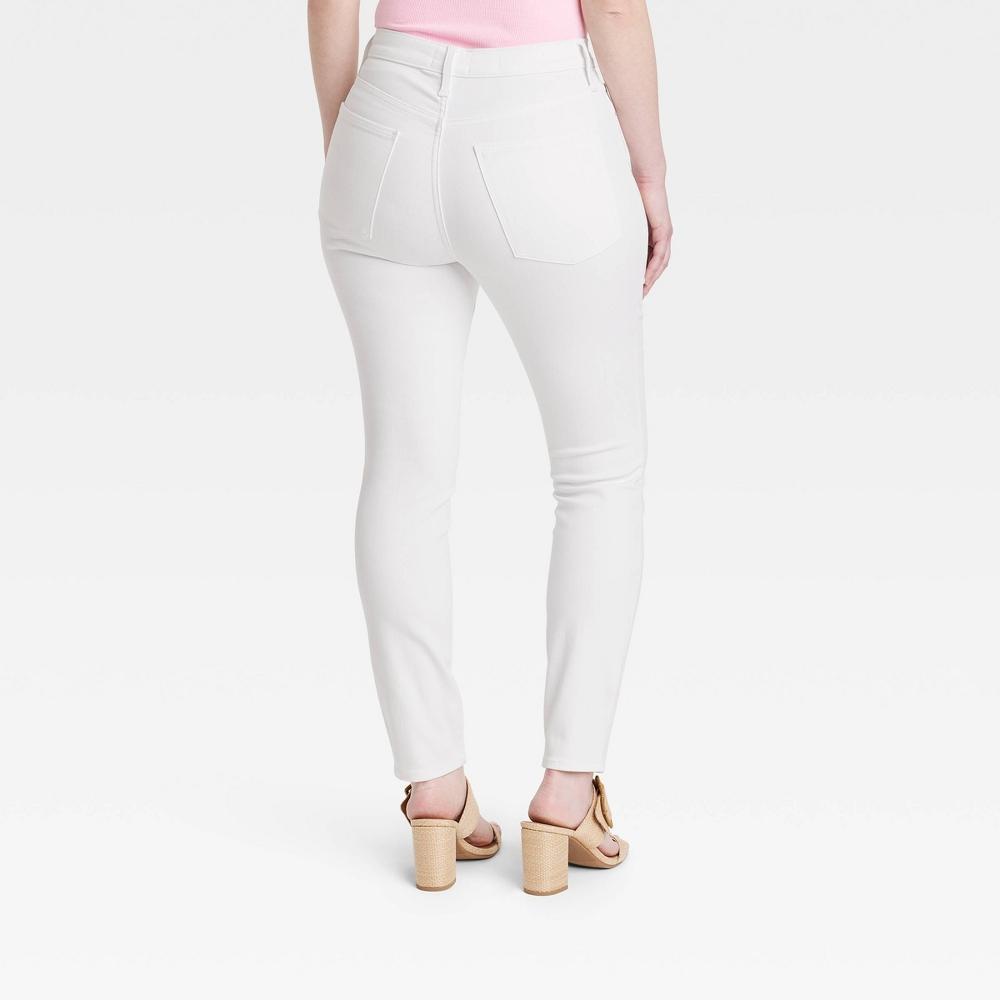 Womens High-Rise Skinny Jeans - Universal Thread White Product Image