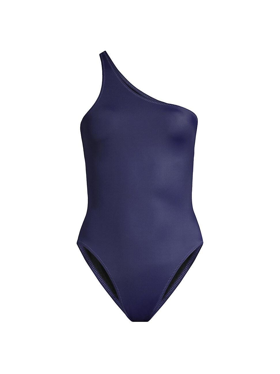 Womens Mio One-Shoulder One-Piece Swimsuit Product Image