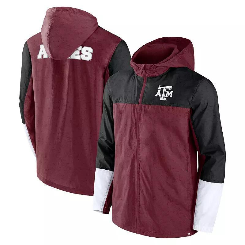 Mens Fanatics Branded Maroon/Black Texas A&M Aggies Game Day Ready Full-Zip Jacket Product Image