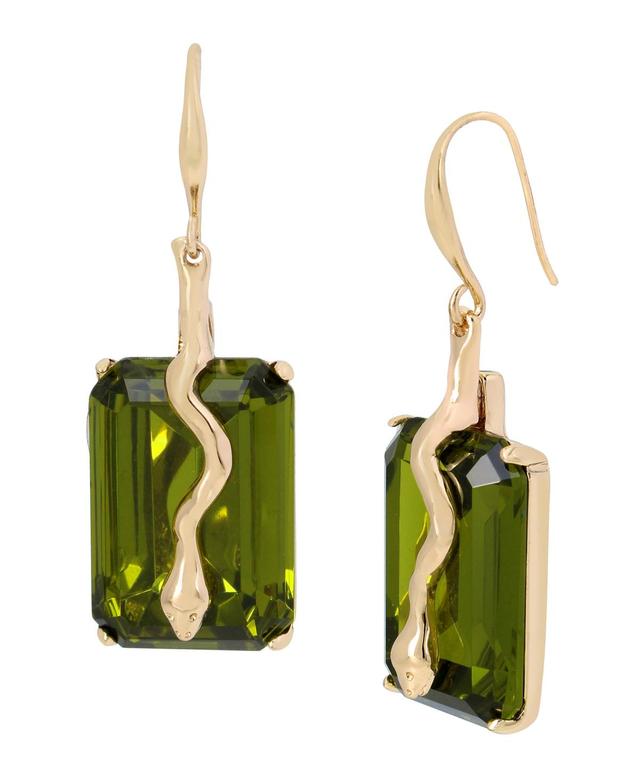 Robert Lee Morris Soho Womens Snake Stone Drop Earrings Product Image