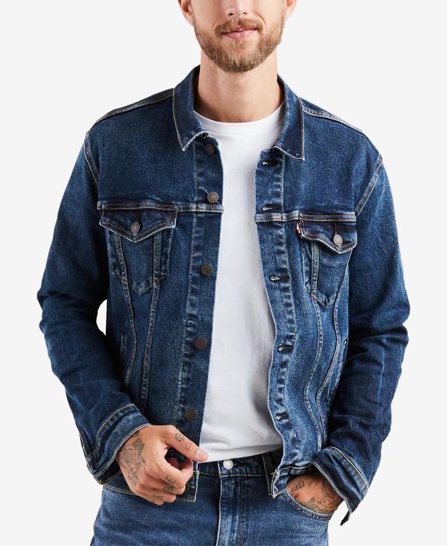 Levi's(r) Mens The Trucker Jacket (Colusa/Stretch) Men's Coat Product Image