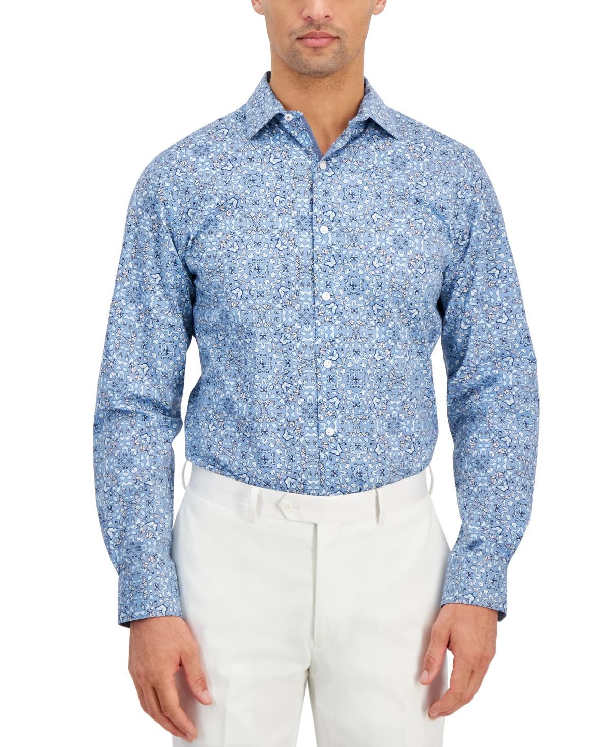 Bar Iii Mens Slim-Fit Butterfly Pattern Dress Shirt, Created for Macys Product Image