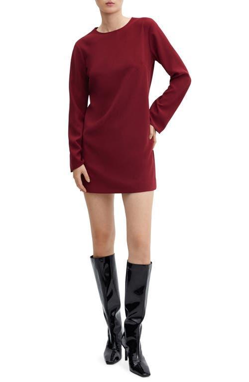 MANGO Long Sleeve Minidress Product Image