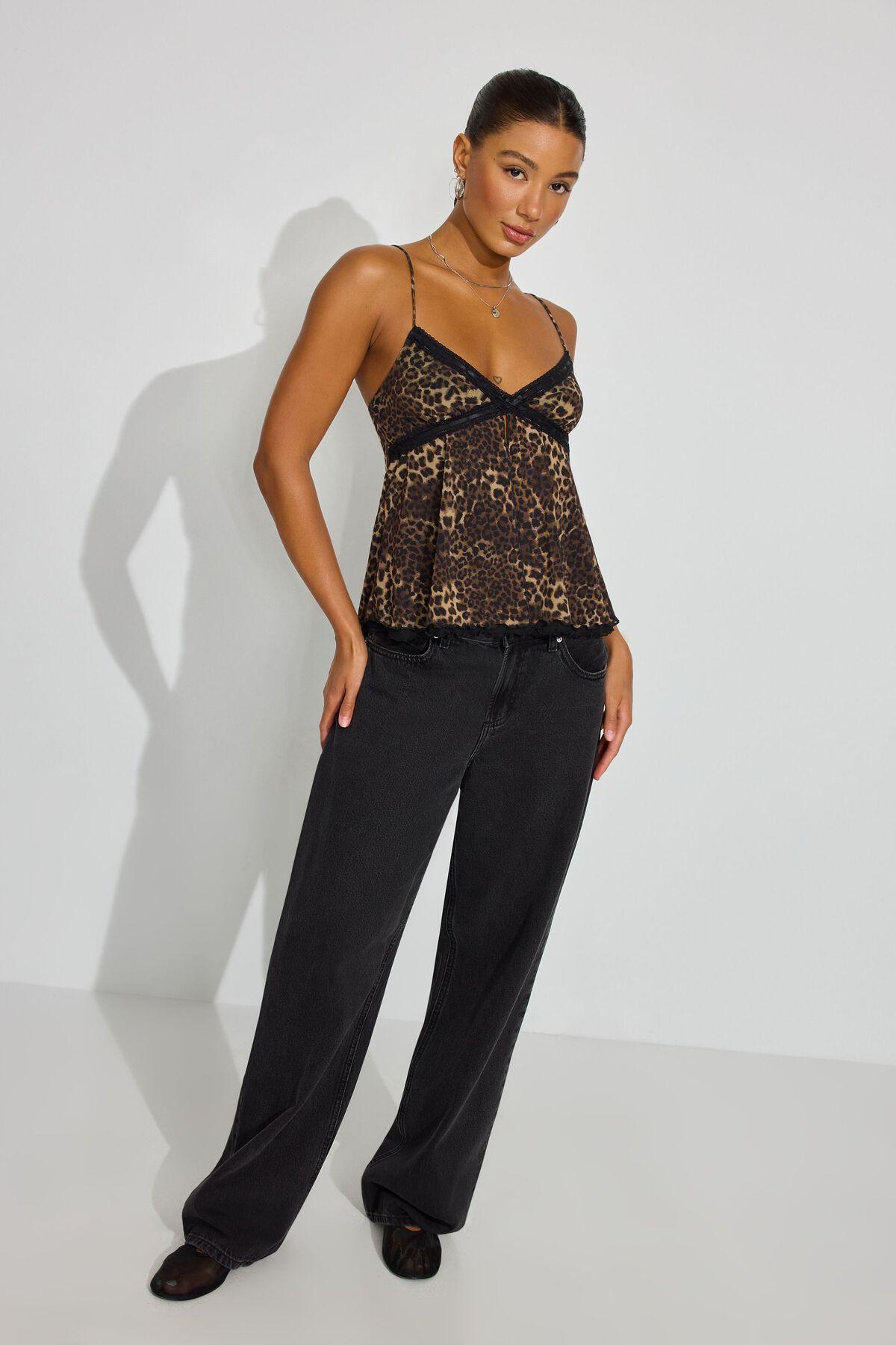 Lace Trim Flyaway Cami Top Product Image