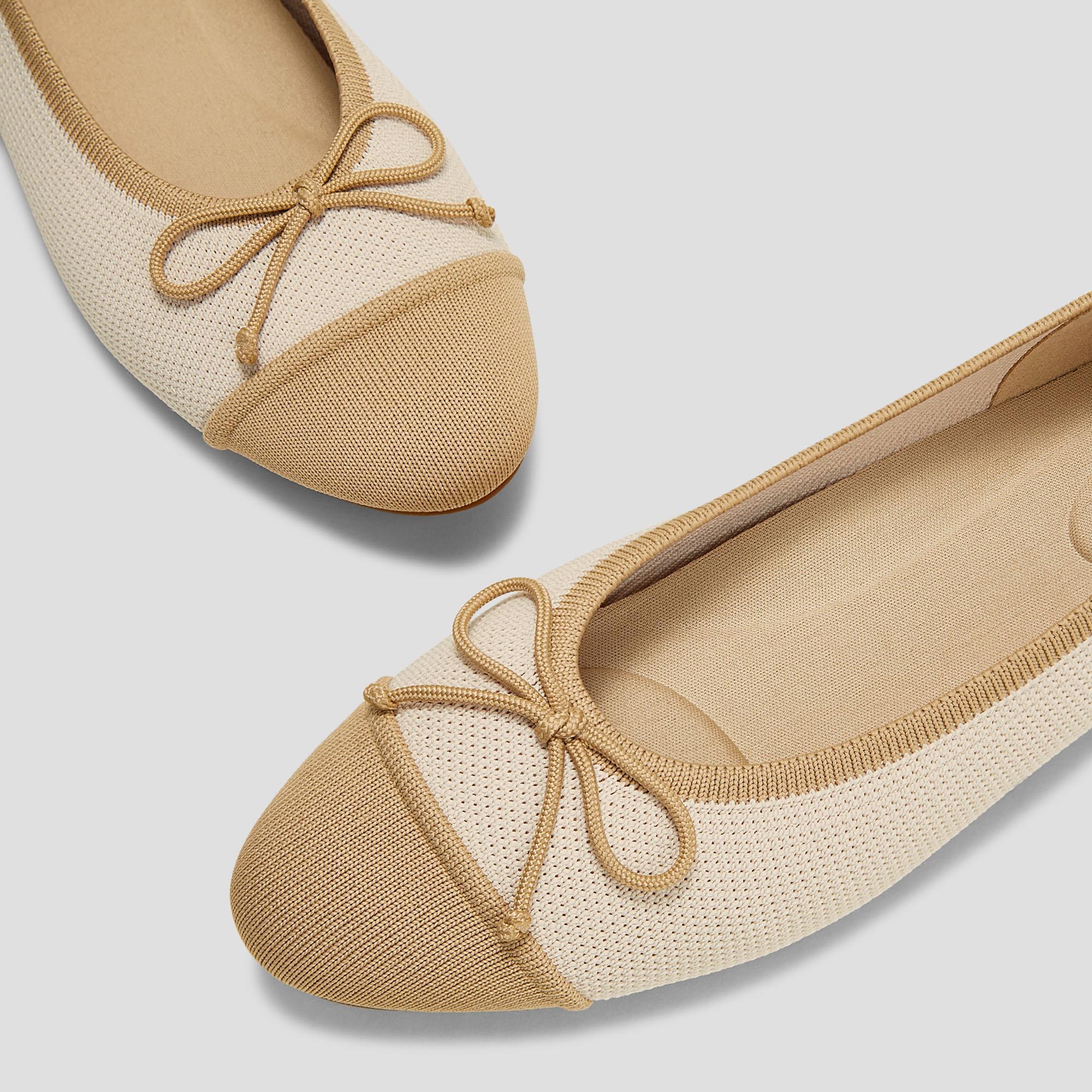 Almond-Toe Bow Flats (Tiana) Product Image