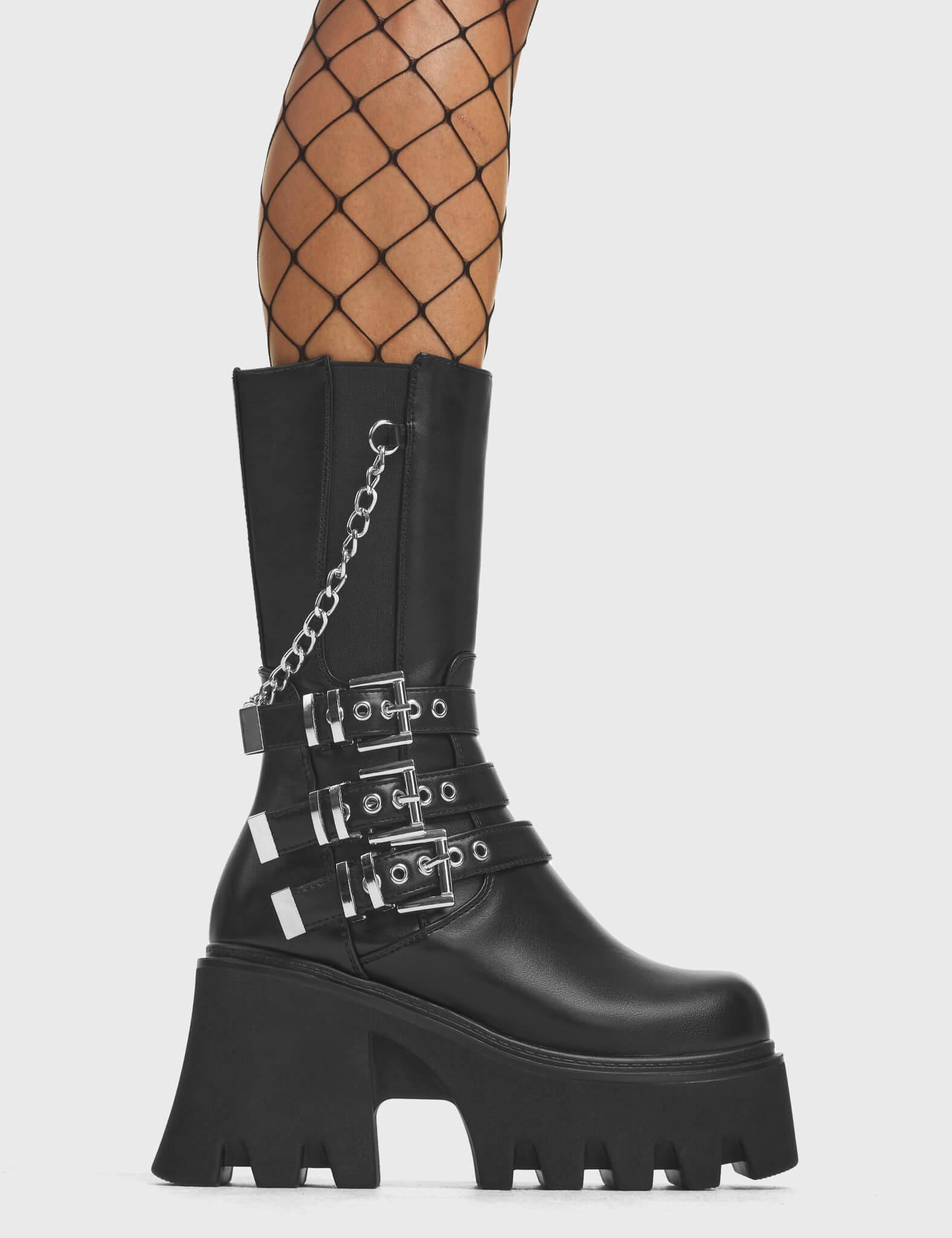 Eternal Chunky Platform Ankle Boots Product Image