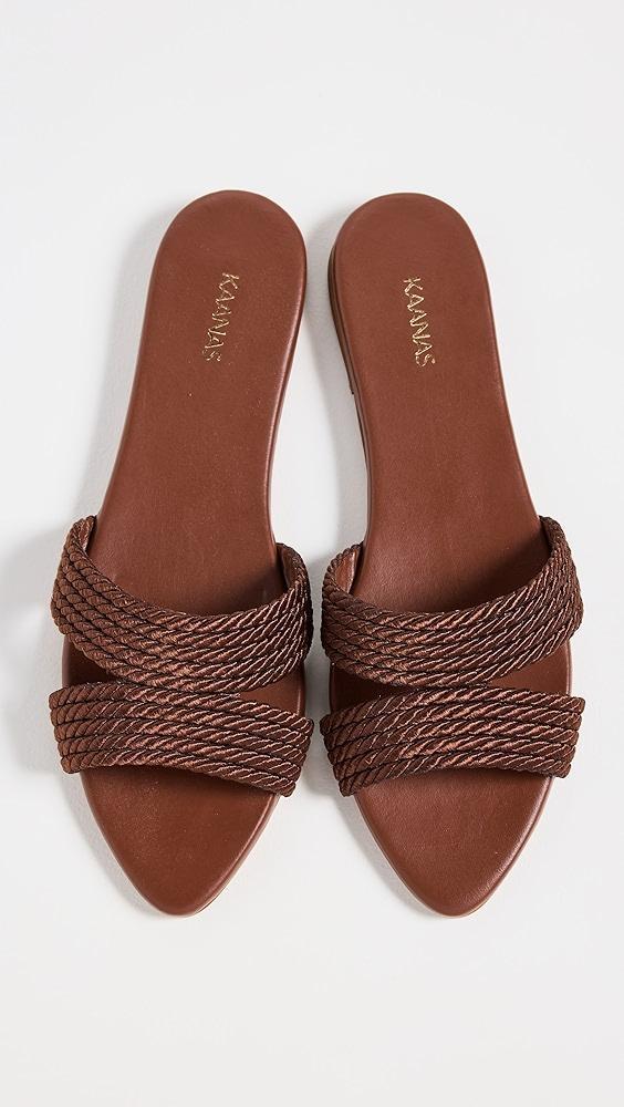 KAANAS Ivy Corded Pointed Toe Slides | Shopbop Product Image