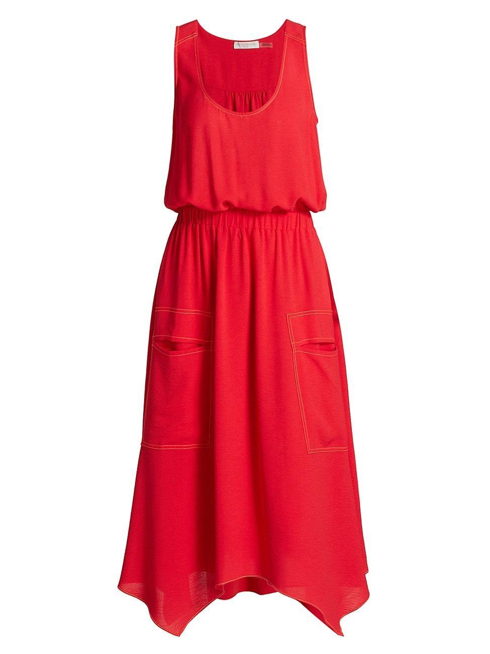 Womens Hallie Sleeveless Midi-Dress Product Image