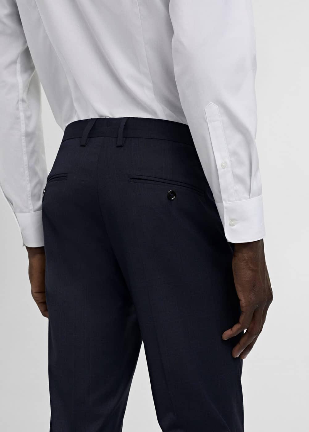 Mango Mens Stretch Fabric Suit Pants Product Image