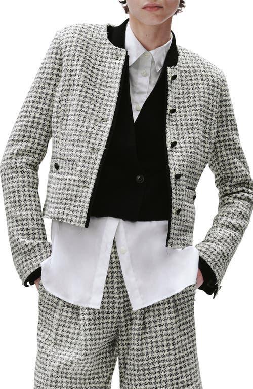 Womens Carmen Houndstooth Cotton-Blend Jacket Product Image