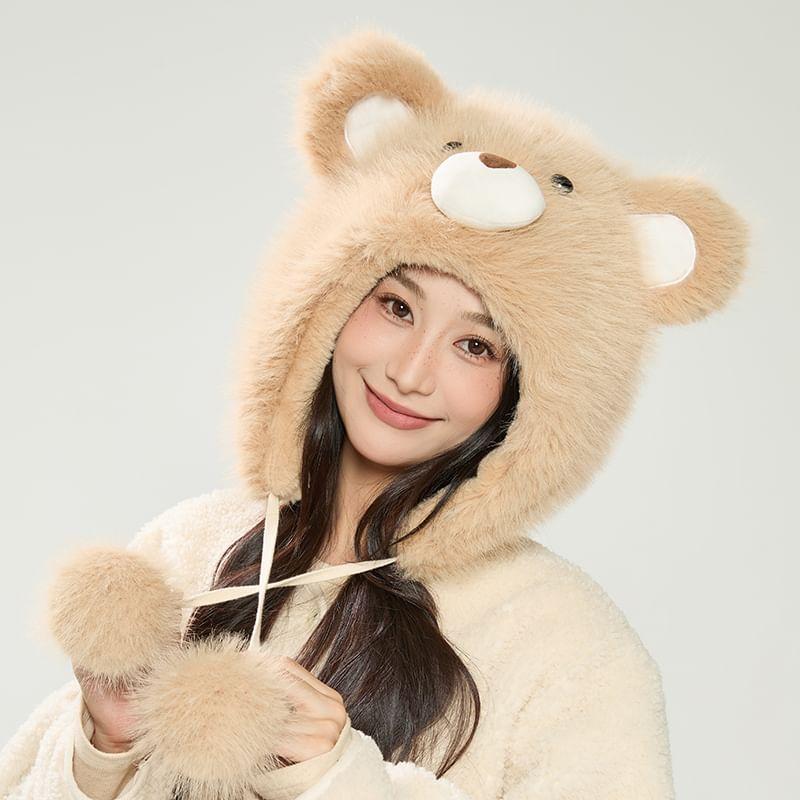 Animal Fluffy Trapper Hat Product Image