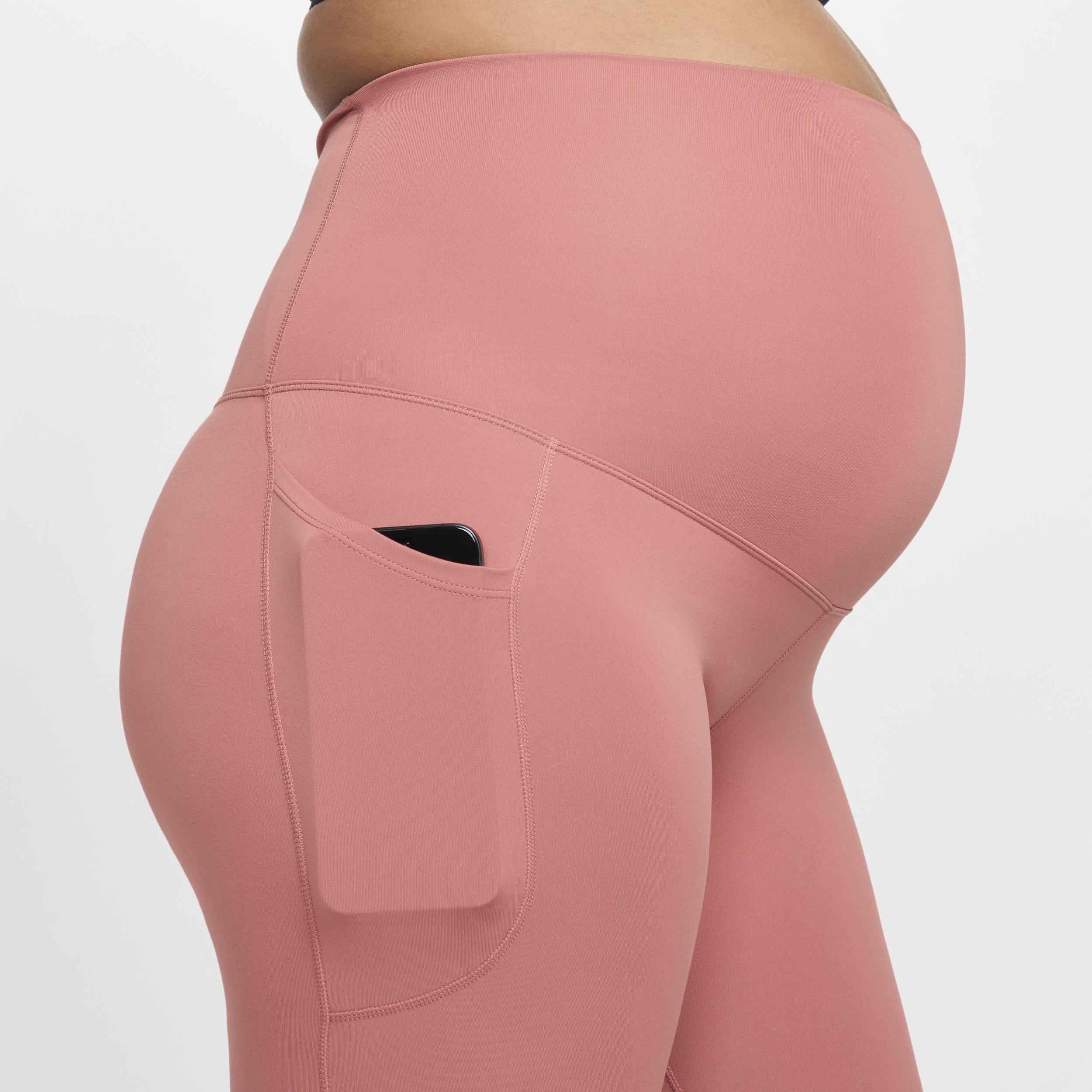 Nike Womens (M) One High-Waisted 7/8 Leggings with Pockets (Maternity) Product Image