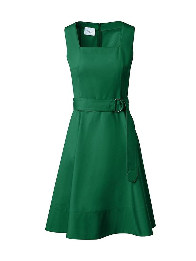 Womens Sleeveless Cotton Minidress Product Image