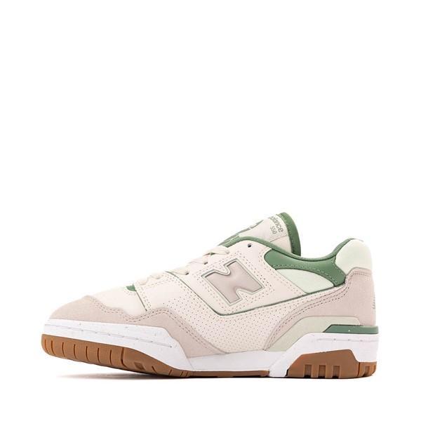 Womens New Balance 550 Athletic Shoe - White / Mint / Green Product Image