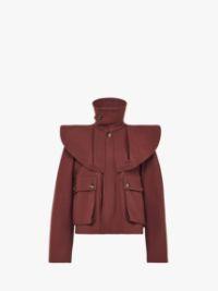 OVERSIZED COLLAR TRENCH JACKET in red | JW Anderson US  Product Image