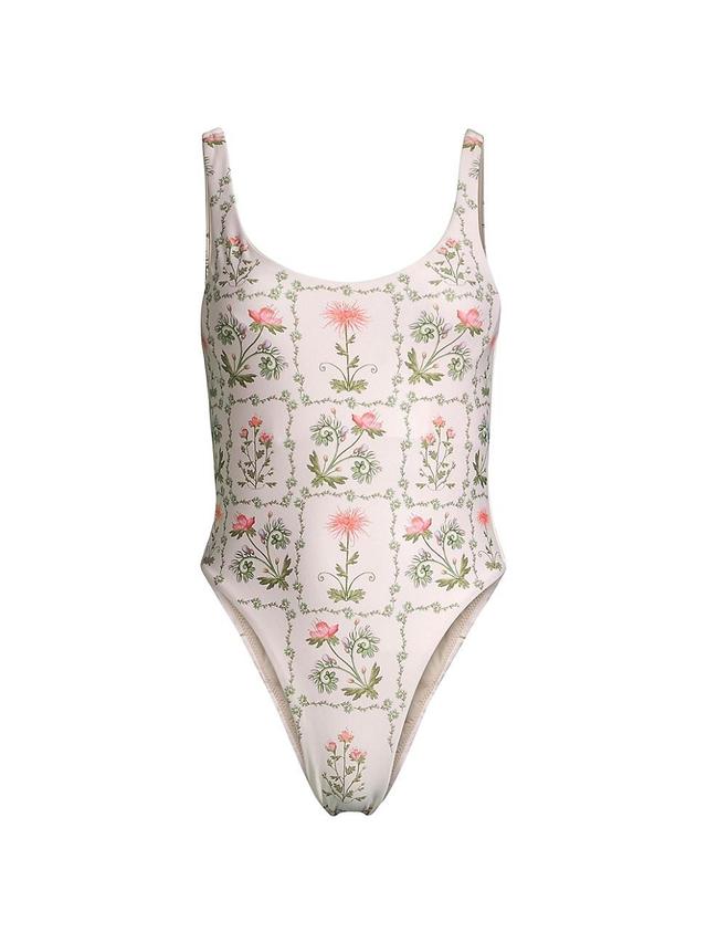 Womens Alma Gema Oasis Floral One-Piece Swimsuit Product Image