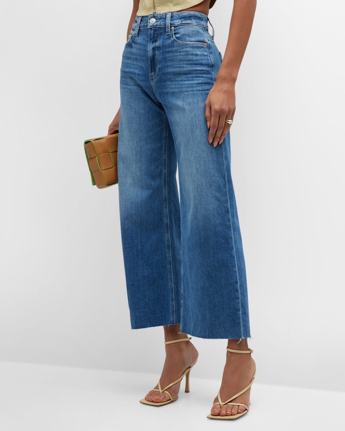 Womens Anessa Cropped Straight-Leg Jeans Product Image