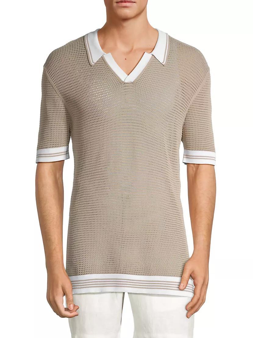 Cotton Knit Polo Shirt product image