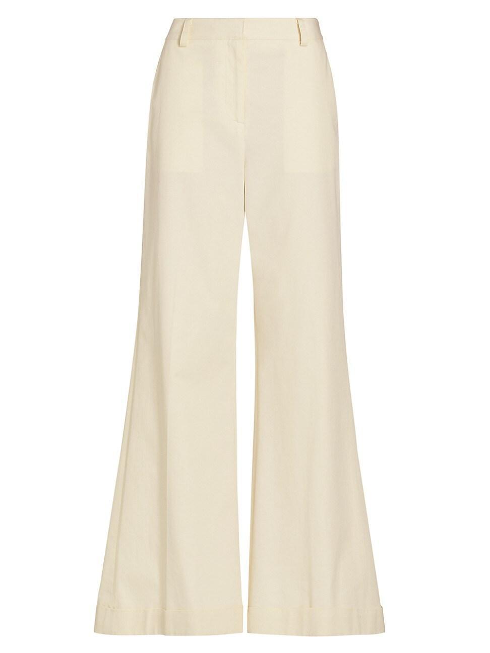 Womens Howard Twill Wide-Leg Pants Product Image