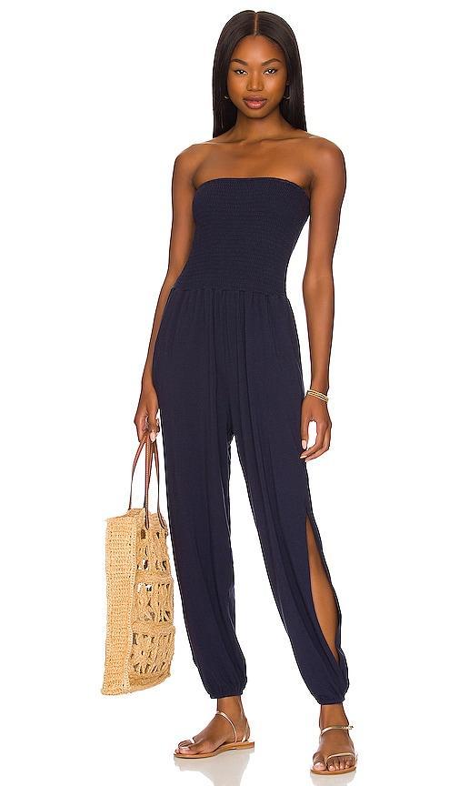 Strapless Jersey Jumpsuit Product Image