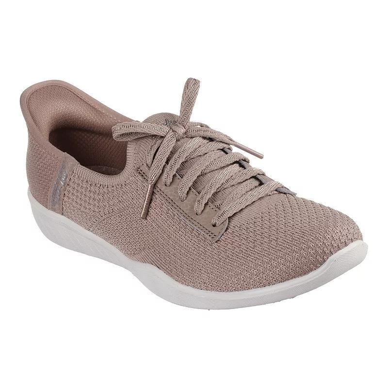 Skechers Hands Free Slip-ins Newbury St Our Time Womens Shoes Brown Product Image