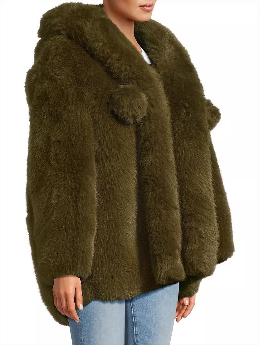 Womens Jade Faux Fur Jacket Product Image