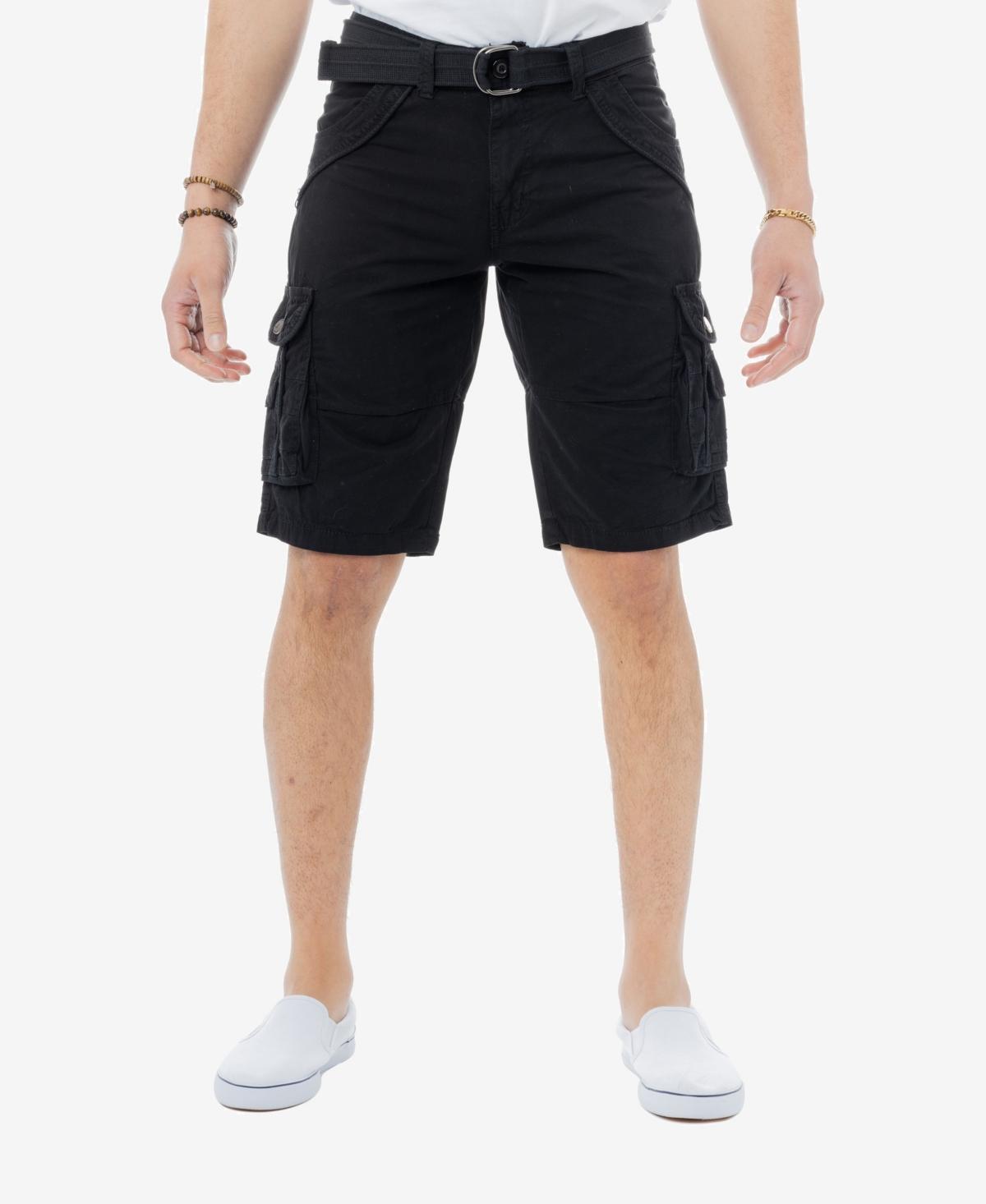 X-Ray Mens Belted Double Pocket Cargo Shorts Product Image