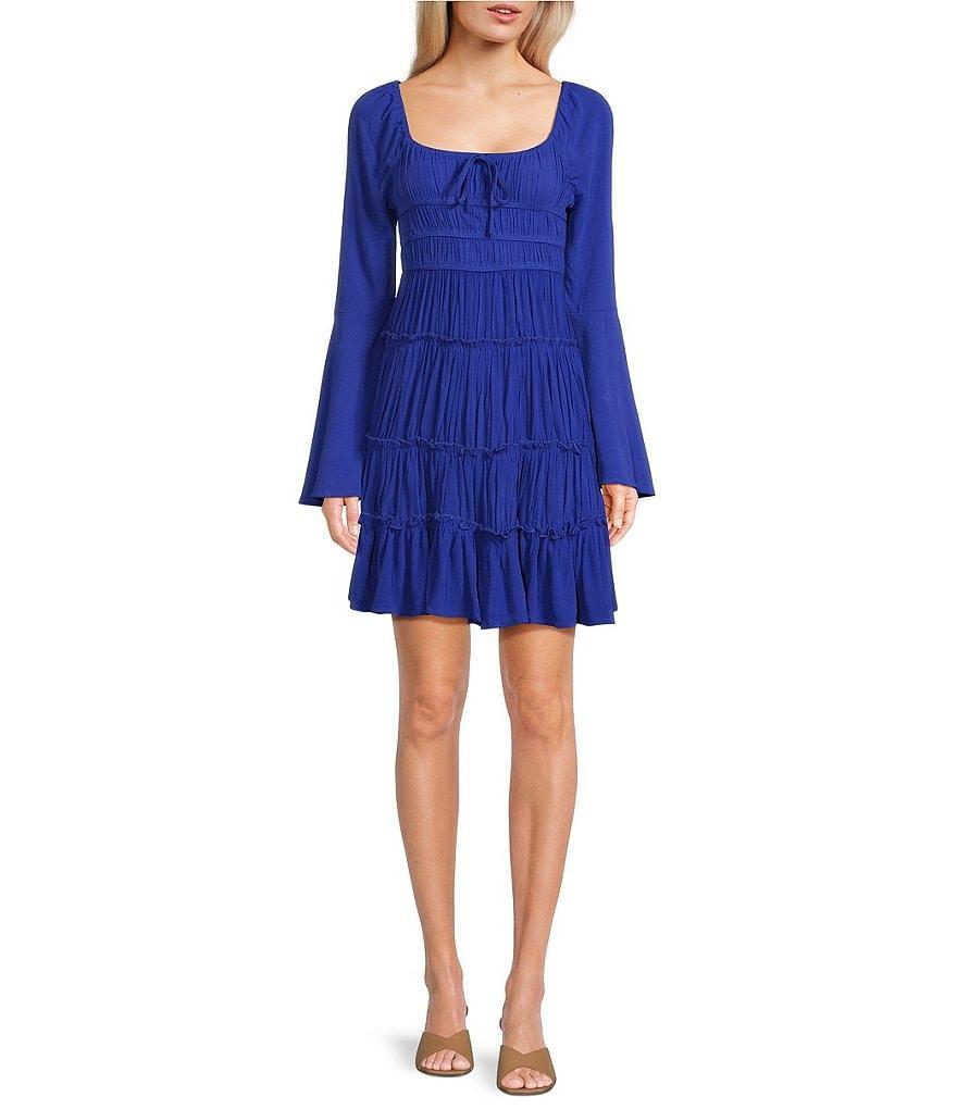 C&V Chelsea & Violet Flare Sleeve Dress Product Image