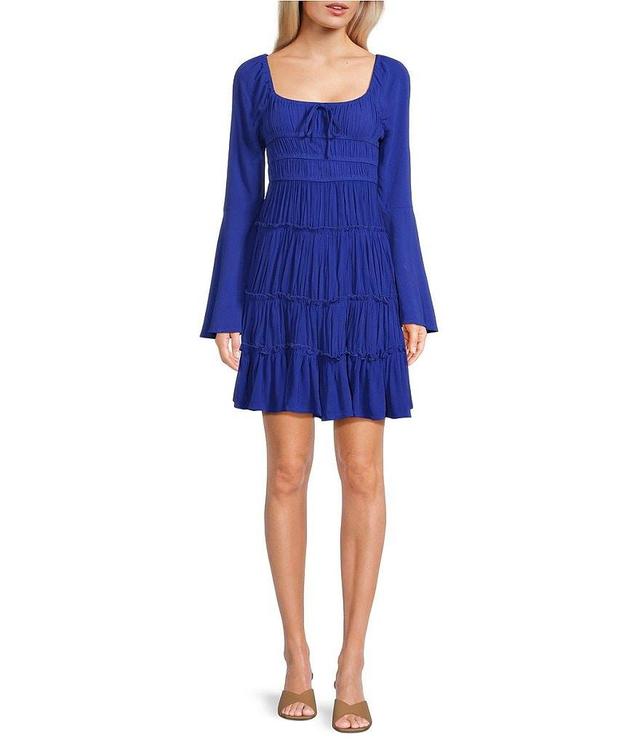 C&V Chelsea & Violet Flare Sleeve Dress Product Image