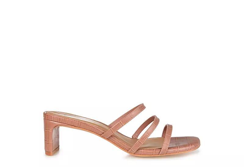 Journee Collection Hariett Womens High Heel Sandals Pink Product Image