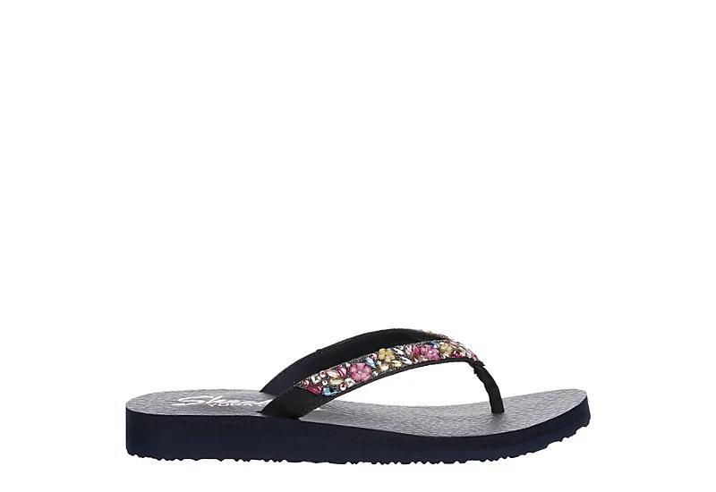 Skechers Womens Meditation Daisy Garden Flip Flop Sandal Product Image