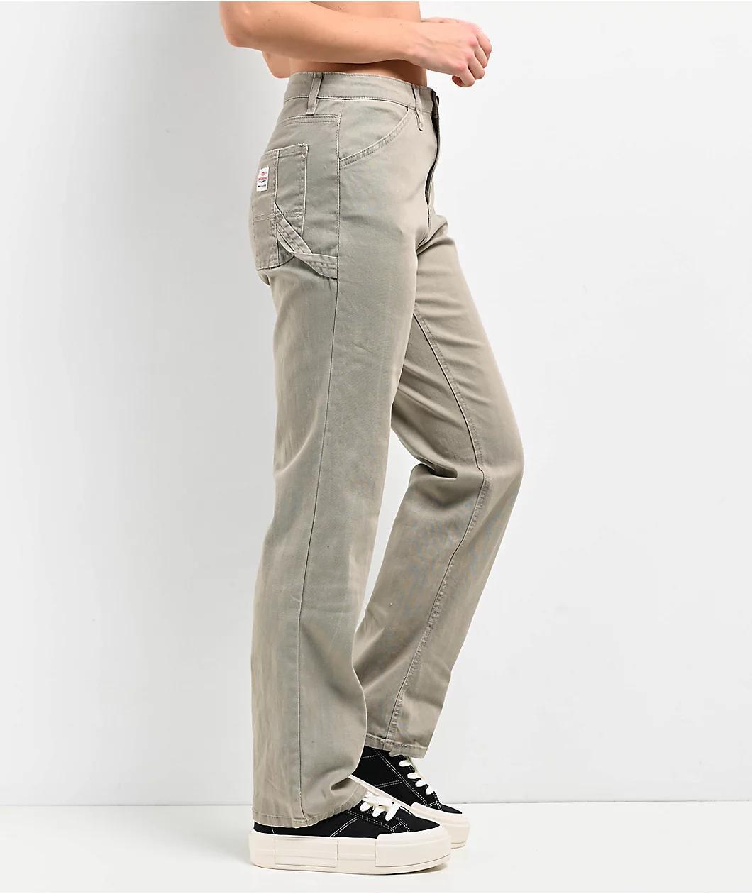 UnionBay Connor Straight Leg Charcoal Pants Product Image