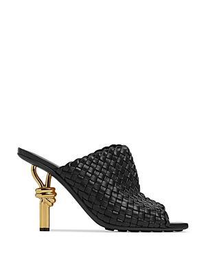 Bottega Veneta Knot Heel Intrecciato Slide Sandal Product Image