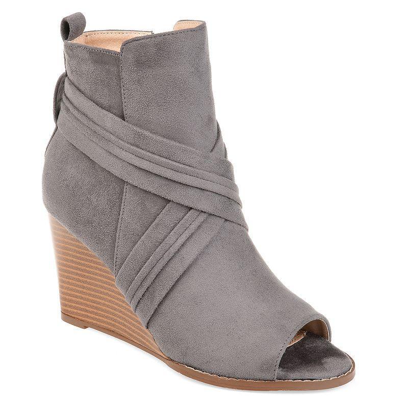 Journee Collection Sabeena Womens Wedge Ankle Boots Product Image