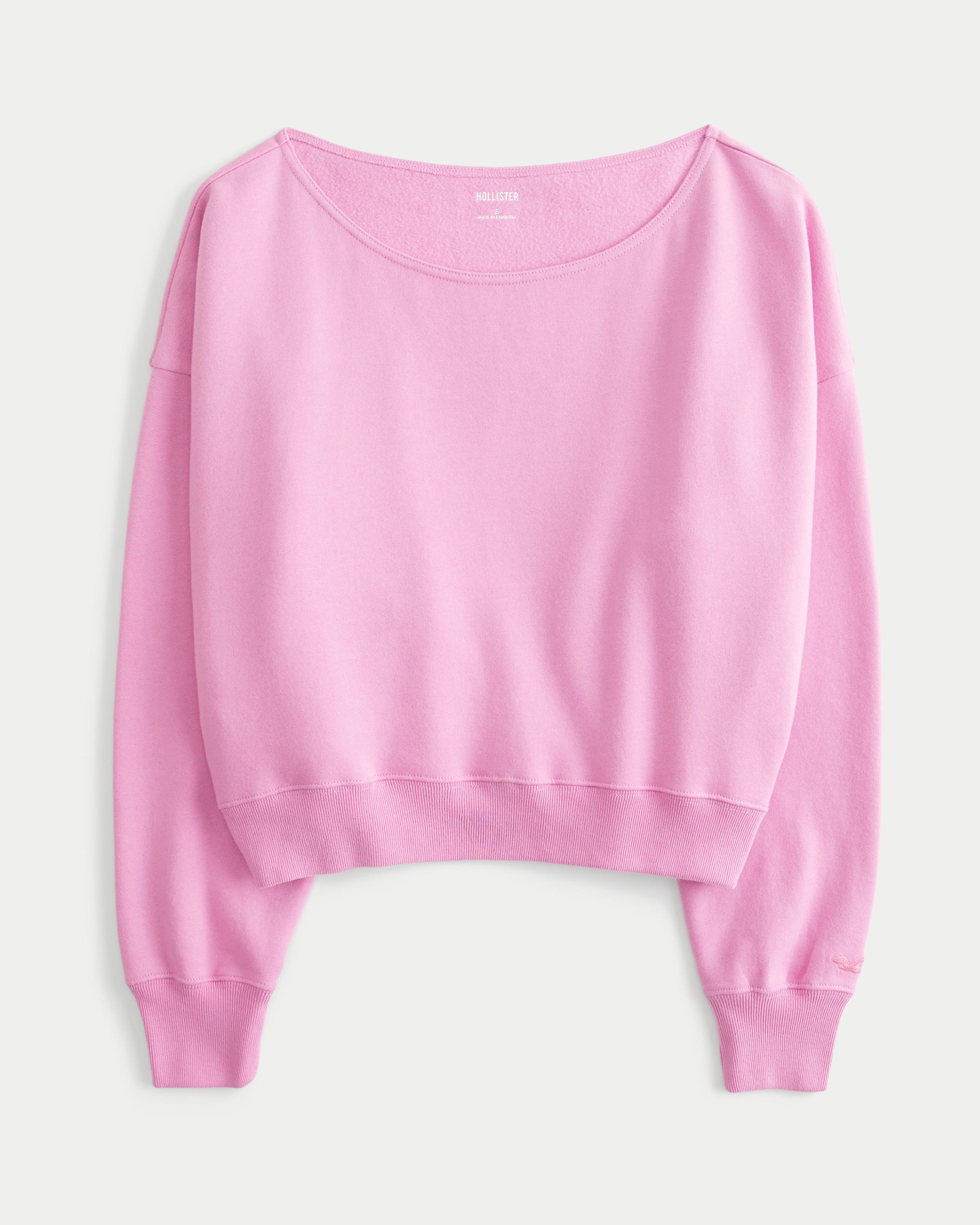 Easy Off-the-Shoulder Sweatshirt Product Image