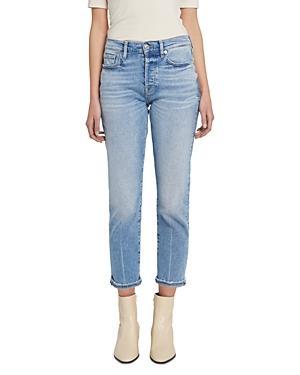 7 For All Mankind Josefina High Waist Ankle Boyfriend Jeans Product Image