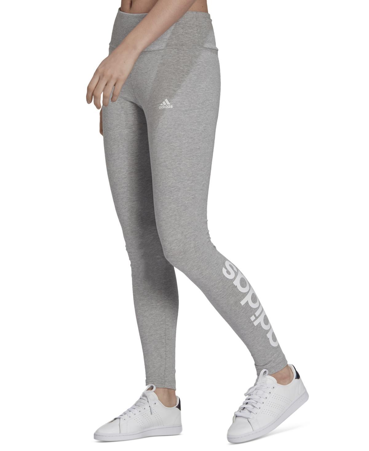 Adidas Womens LOUNGEWEAR Essentials High-Waisted Logo Leggings Product Image