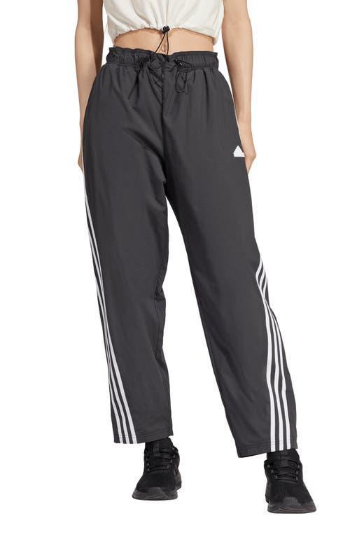 adidas Future Icons 3-Stripes Woven Pants Black L Womens Product Image