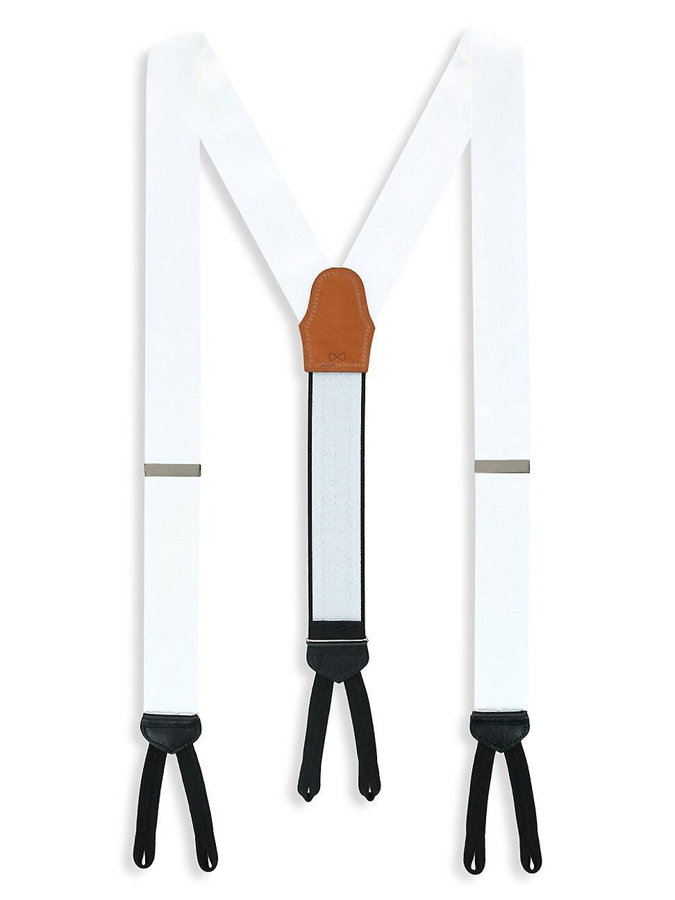 Mens Sutton Solid Silk Suspender Braces Product Image