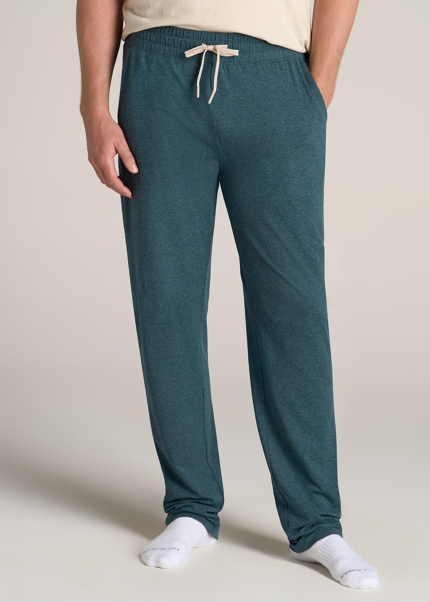 Weekender Stretch Men's Tall Lounge Pant in Dark Teal Mix Male Product Image